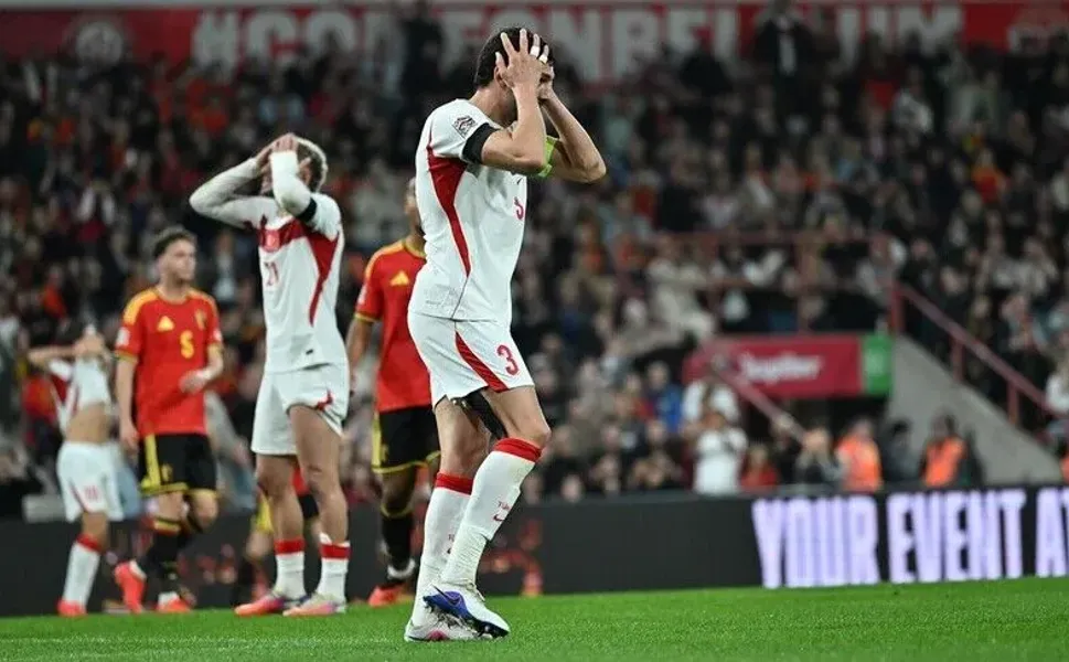 A Milli Takım, Belçika karşısında sahadan 3-0’lık mağlubiyetle ayrıldı