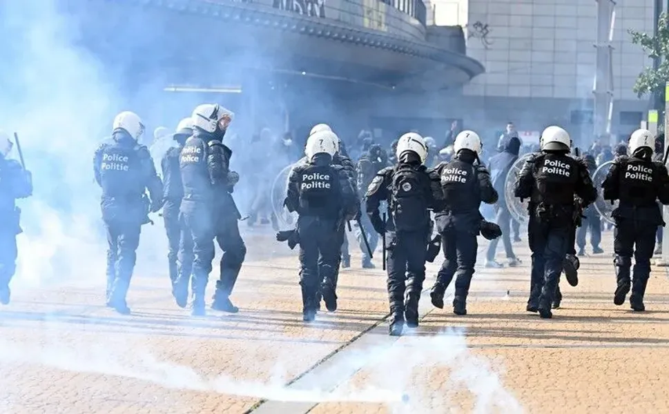 Belçika’da eğitim protestoları: Brüksel ve Liege’de olaylar çıktı