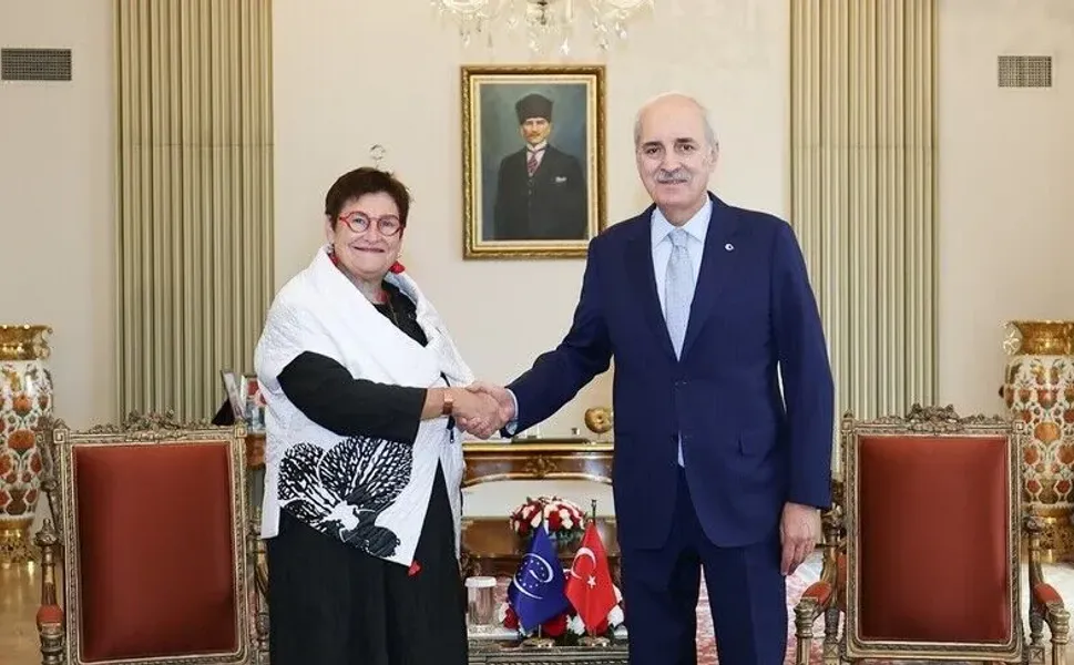 TBMM Başkanı Kurtulmuş, AKPM Başkanı Bayr’ı kabul etti