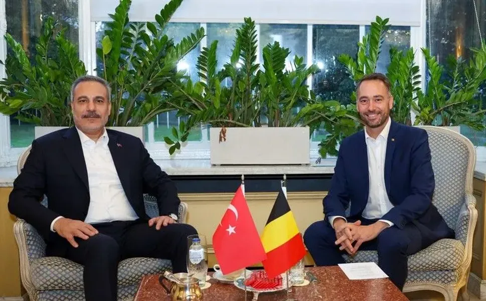 Dışişleri Bakanı Fidan, Belçikalı mevkidaşı Prevot ile Brüksel'de görüştü