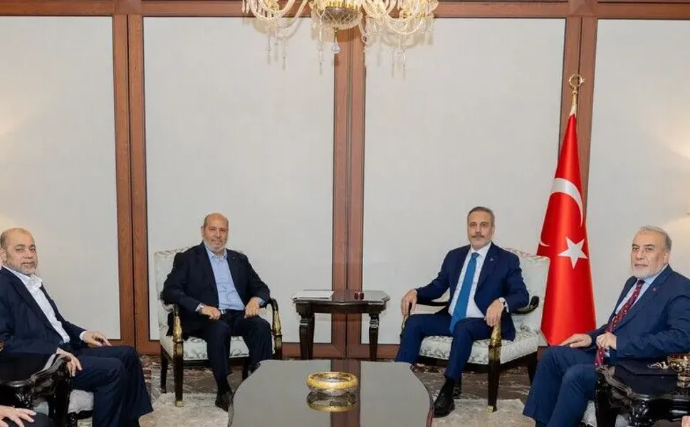 Hakan Fidan, Hamas lideri Hayye ve beraberindeki heyetle görüştü