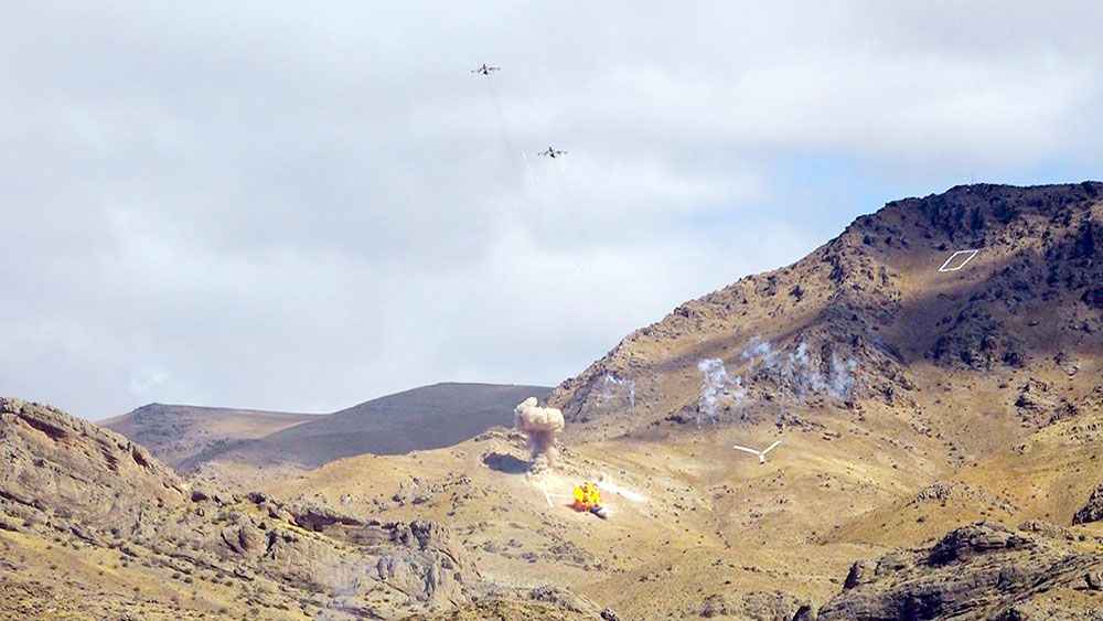 Tatbikatı, Nahçıvan Ordu Komutanı Kerem Mustafayev ile Türkiye'den 3. Ordu Komutanı Korgeneral Yavuz Türkgenci de izledi.