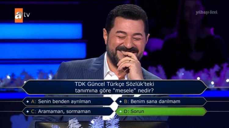 Kim Milyoner Olmak İster’de güldüren soru!
