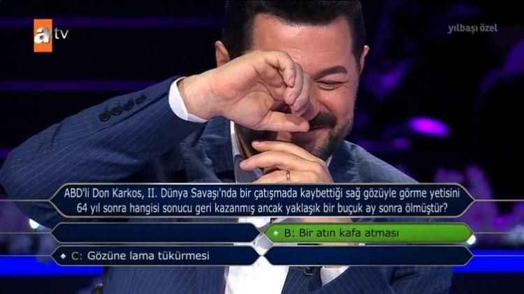 Kim Milyoner Olmak İster’de güldüren soru!