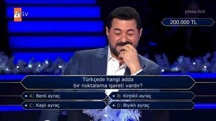 Kim Milyoner Olmak İster’de güldüren soru!