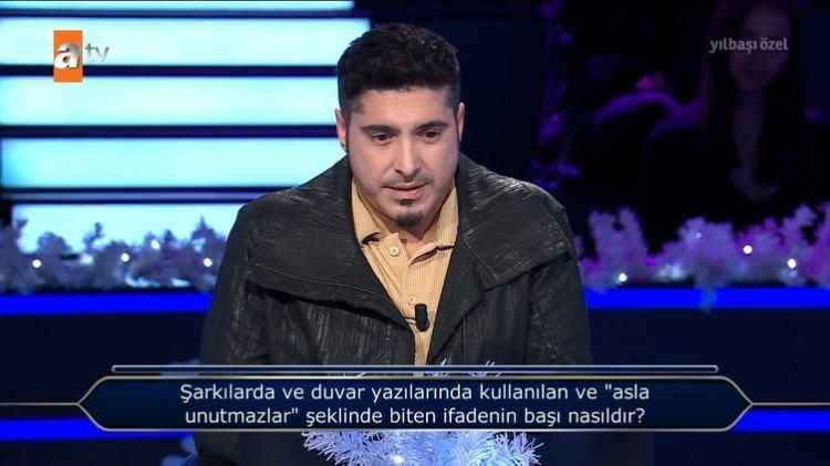 Kim Milyoner Olmak İster’de güldüren soru!