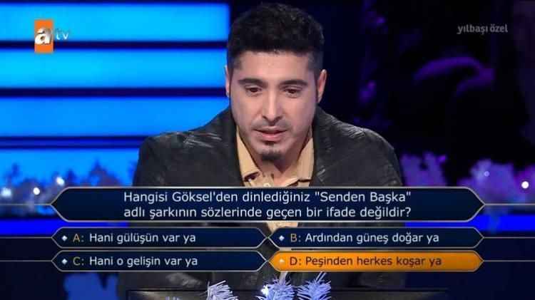 Kim Milyoner Olmak İster’de güldüren soru!