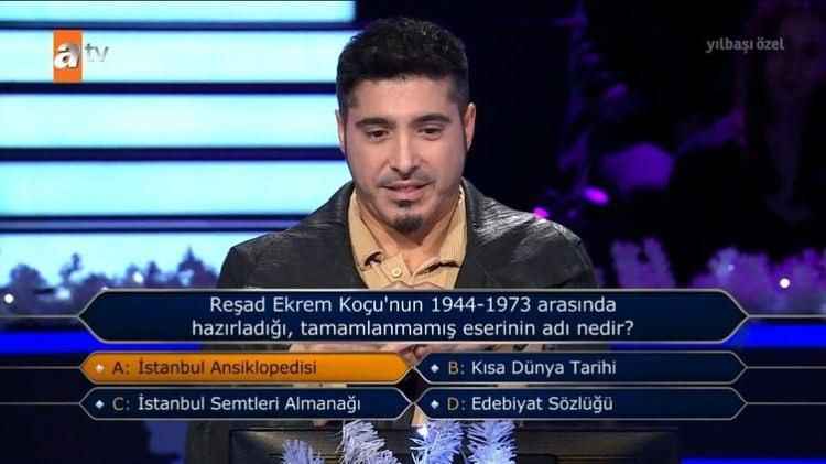 Kim Milyoner Olmak İster’de güldüren soru!