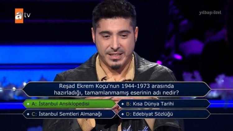 Kim Milyoner Olmak İster’de güldüren soru!