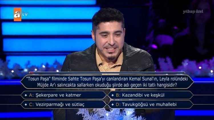 Kim Milyoner Olmak İster’de güldüren soru!