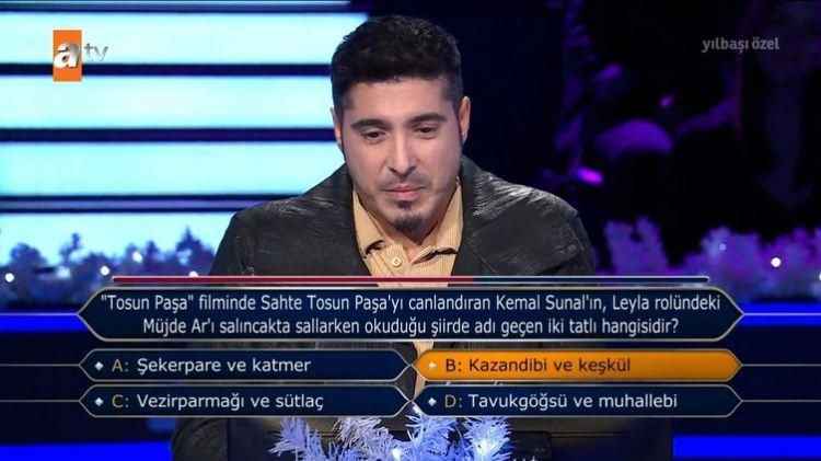 Kim Milyoner Olmak İster’de güldüren soru!
