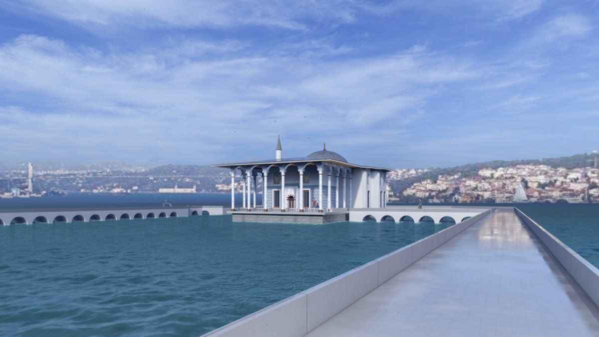 <p>Aradan geçen 300 yılda sadece deniz içindeki temel kalıntıları bulunan, son günlerde de mimarlar tarafından modellenen yapı, yeniden hayat bulacağı günleri bekliyor.</p>