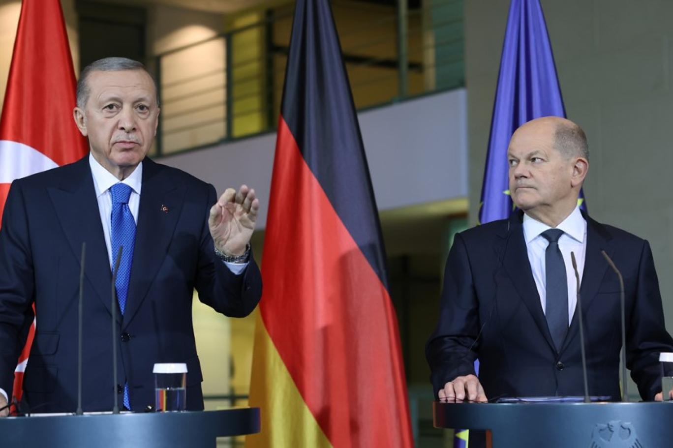 Erdoğan Olaf Scholz