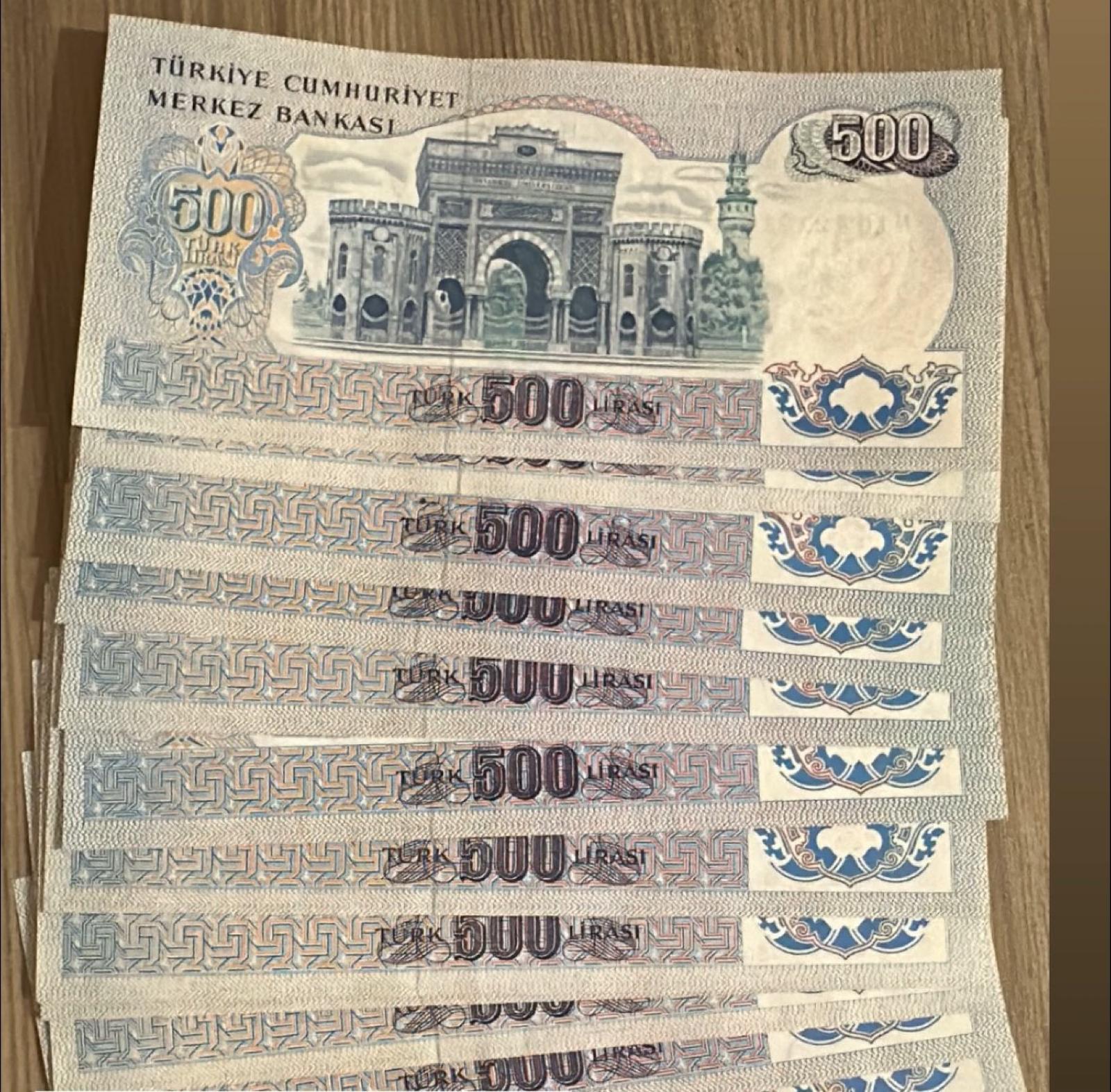 500 Liralık Banknot