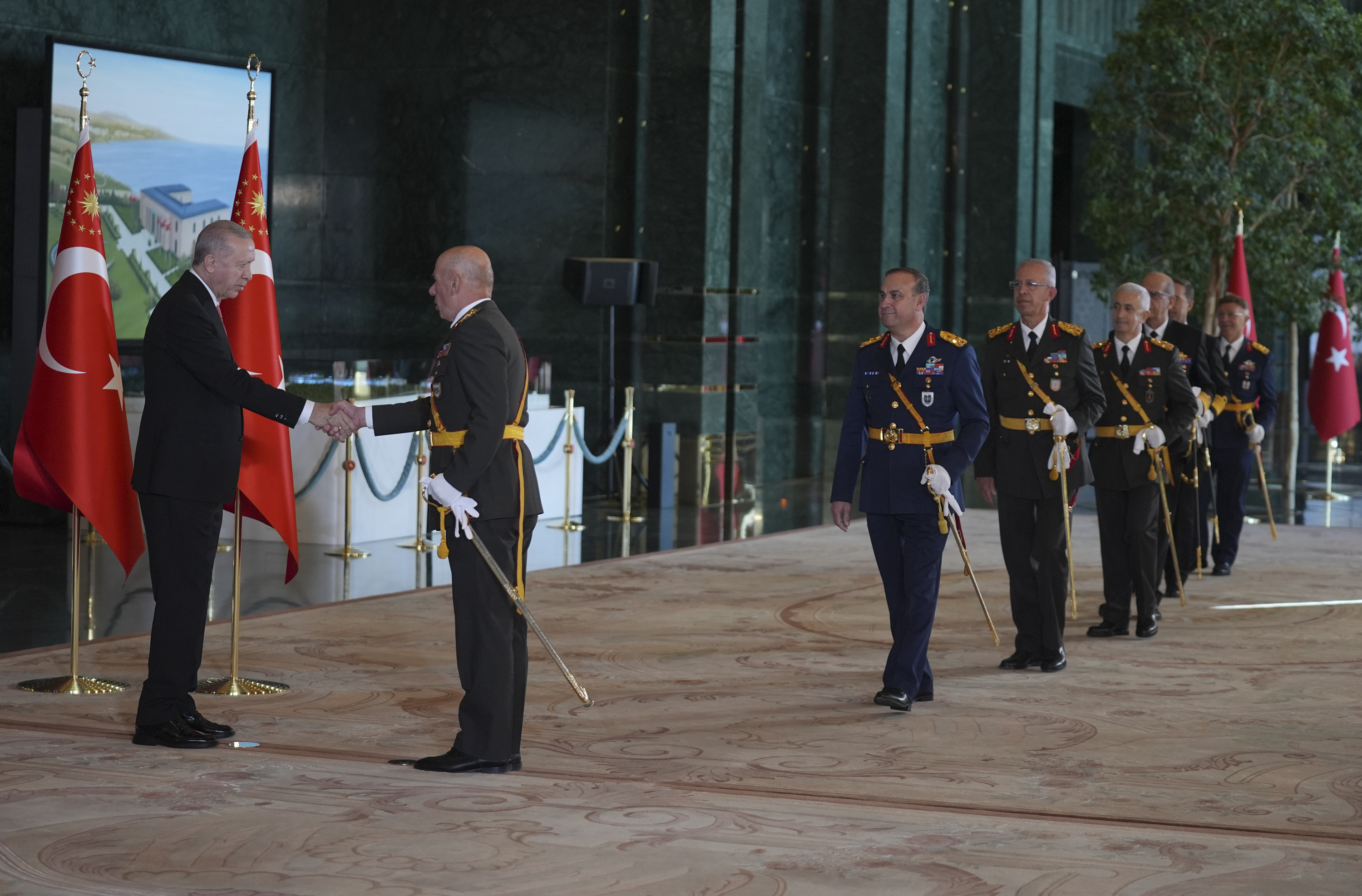 Cumhurbaşkanı Erdoğan, Bayram Tebriklerini Kabul Etti (2)