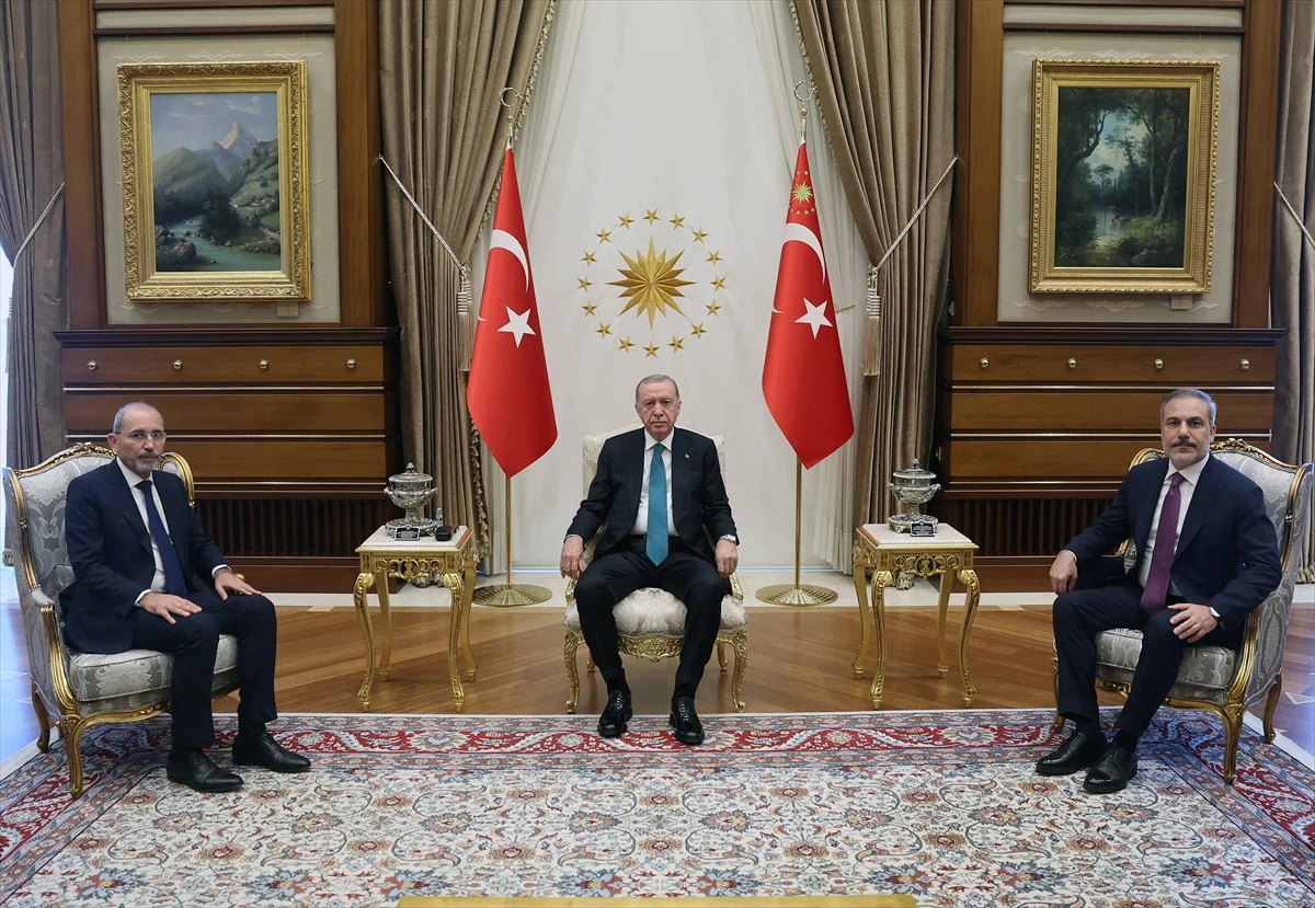 Cumhurbaşkanı Erdoğan, Ürdün Dışişleri Bakanı Eymen Es Safedi'yi Kabul Etti2