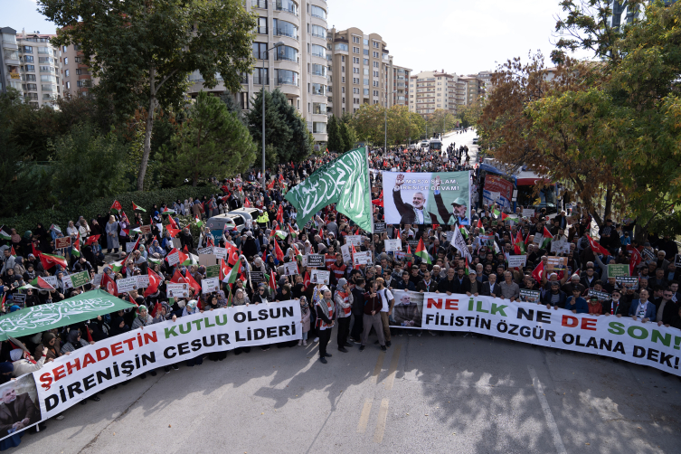 Şehit Yahya Sinvar Için Ankara'da Gıyabi Cenaze Namazı Kılındı2