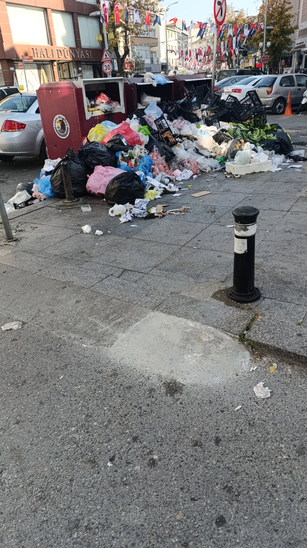 Chp'li 4 Belediyenin Işçileri Grevde Çöp Yığınları Sokakları Sarmaladı!3