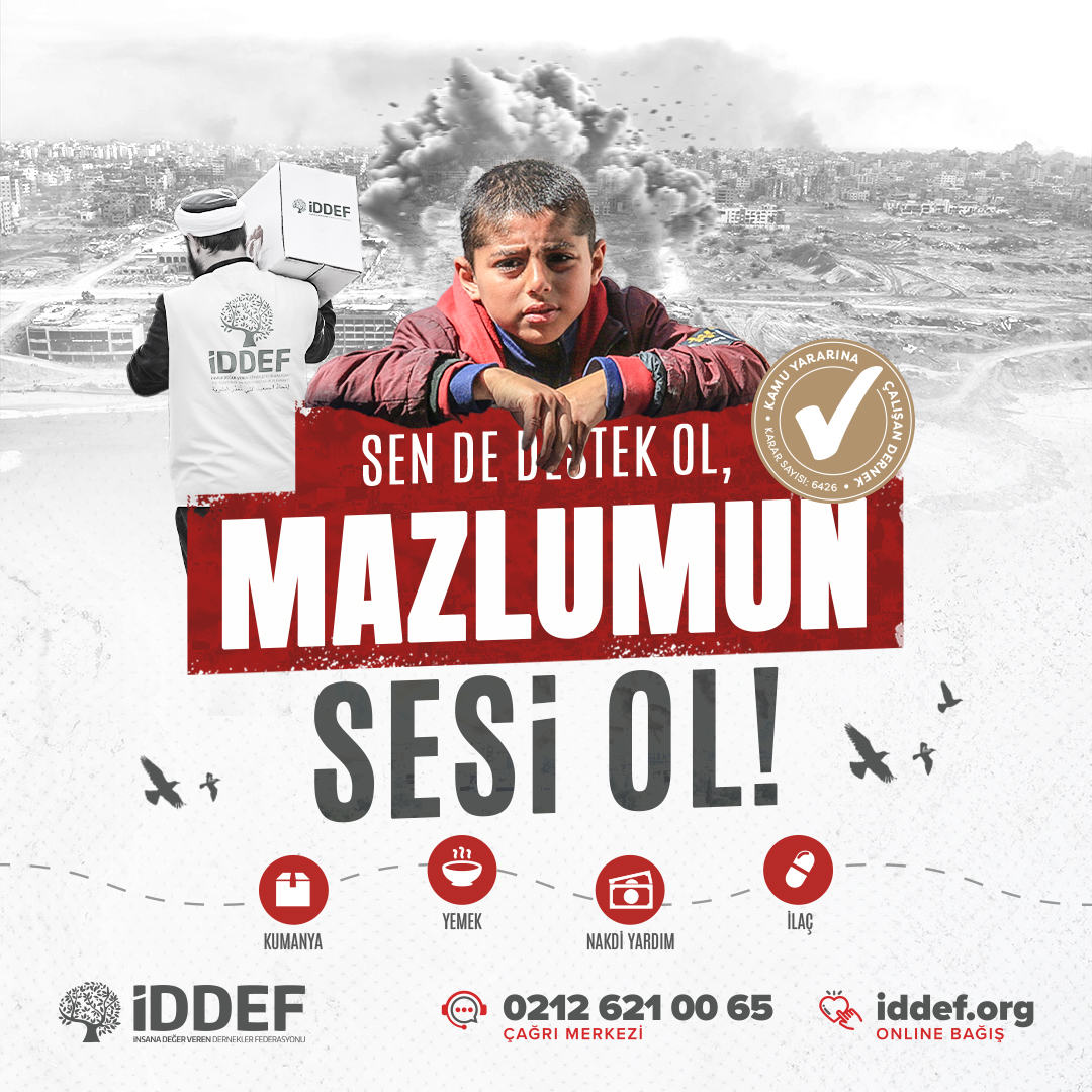 Mazlumun Sesi Ol İddef Afiş