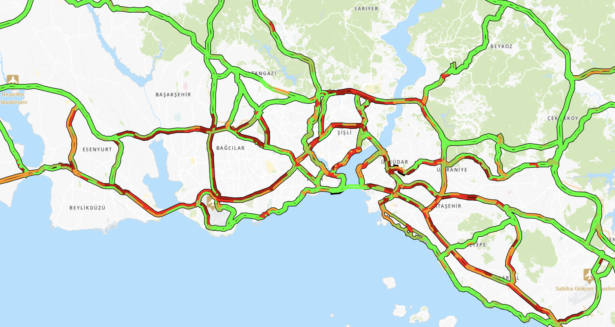 İstanbul'da Yılbaşı Trafiği Erken Başladı2