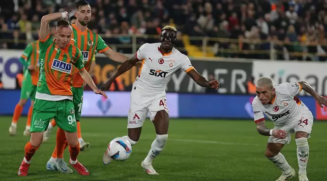 Galatasaray, Alanya'da Galibiyete Ulaştı2