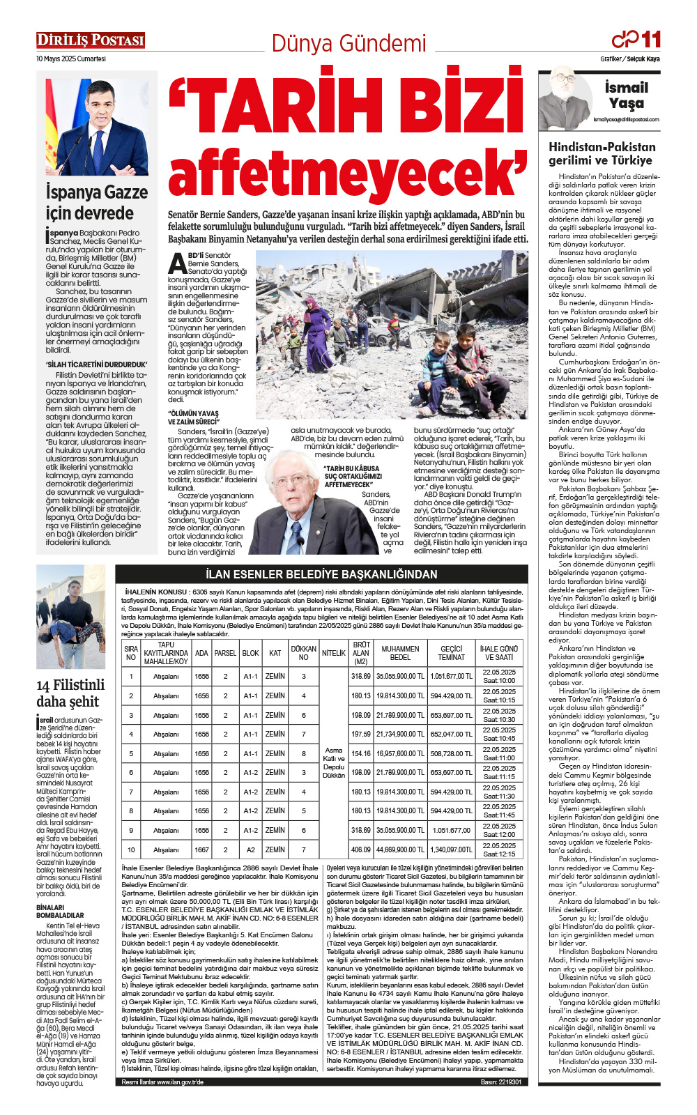 +1. Sayfa İç 10 Mayis