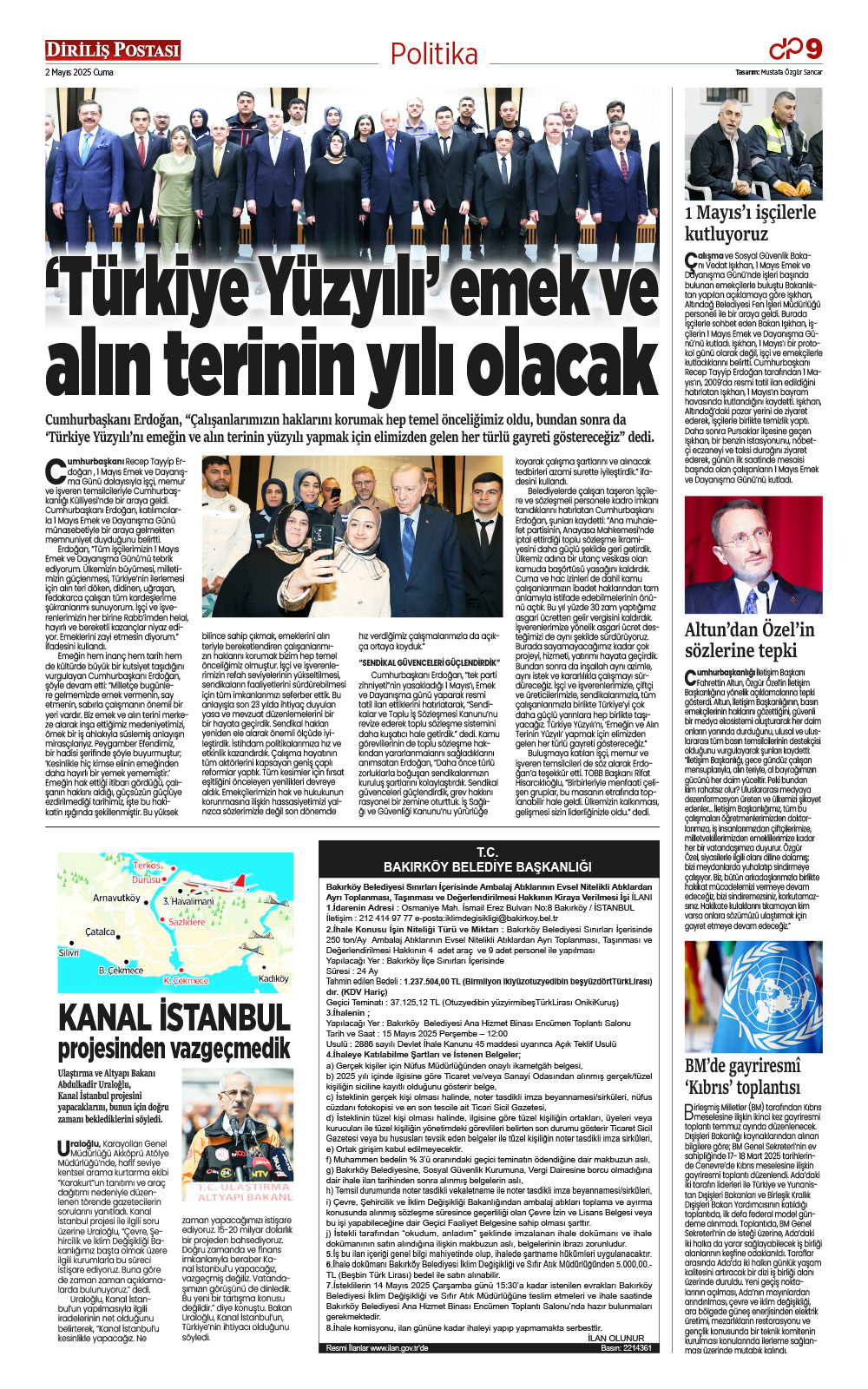 +1. Sayfa İç 2 Mayis