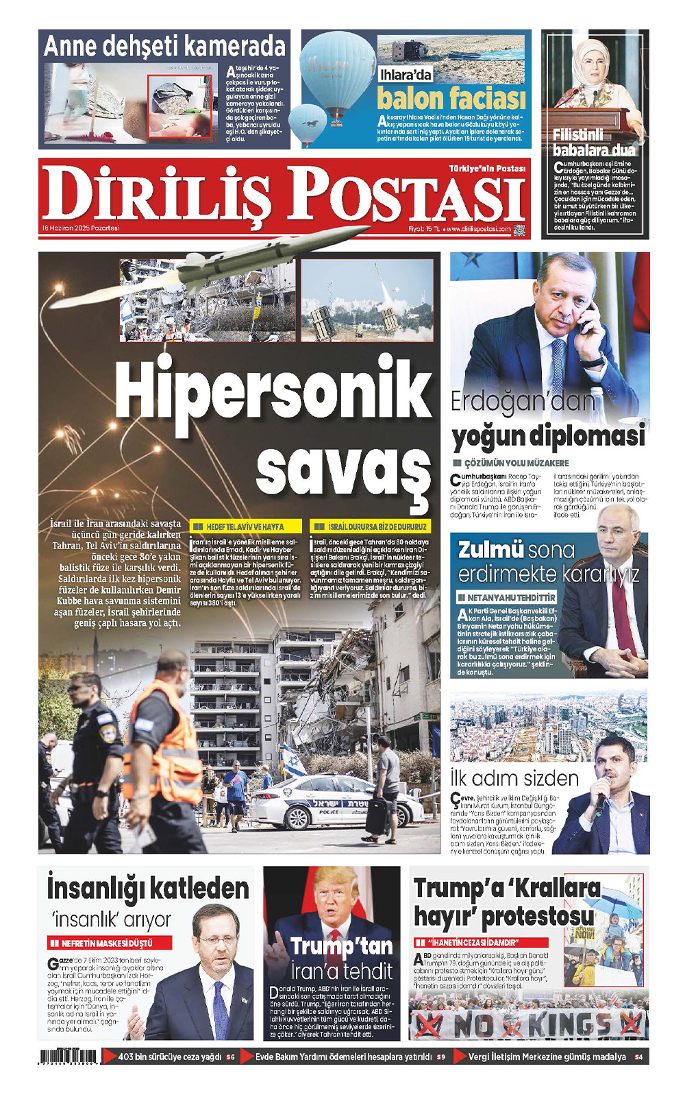 +1. Sayfa 16 Hazi̇ran