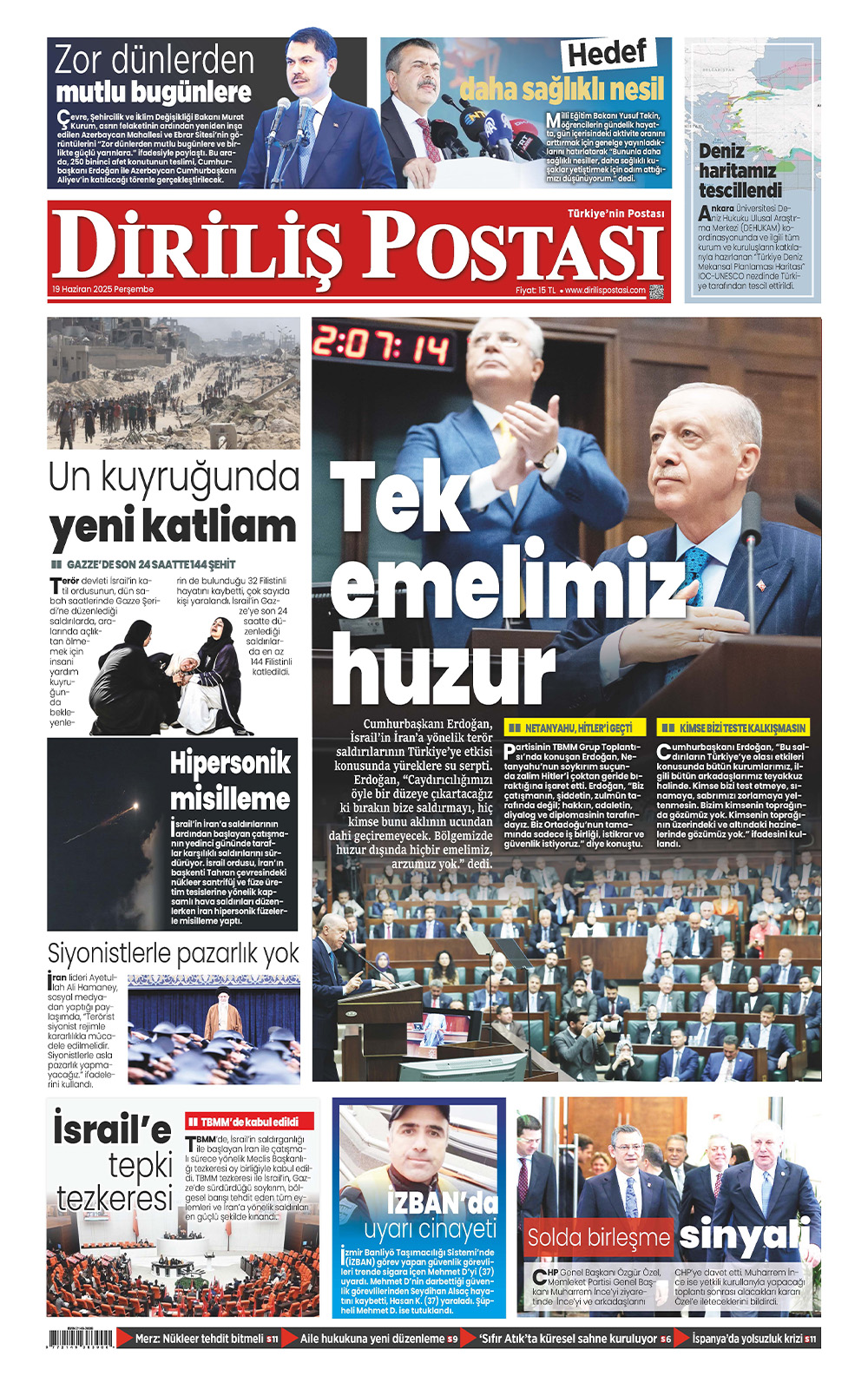 +1. Sayfa 19 Hazi̇ran