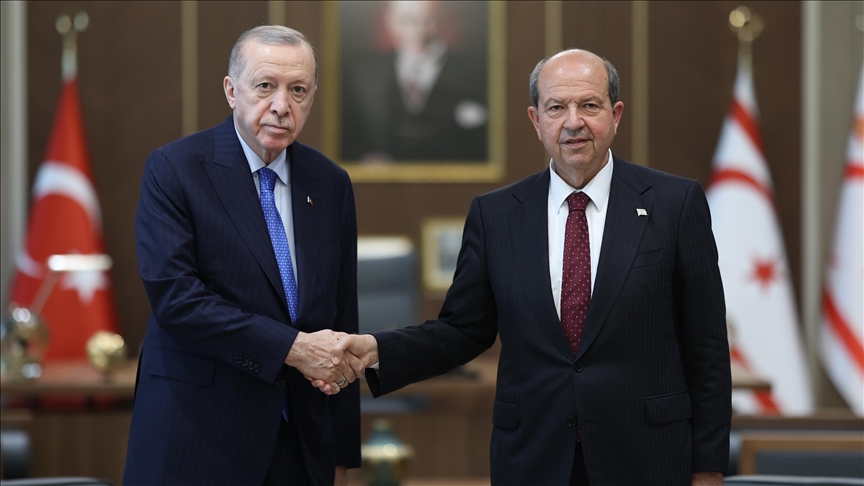 Cumhurbaşkanı Erdoğan, Kktc Cumhurbaşkanı Tatar'ın Bayramını Kutladı