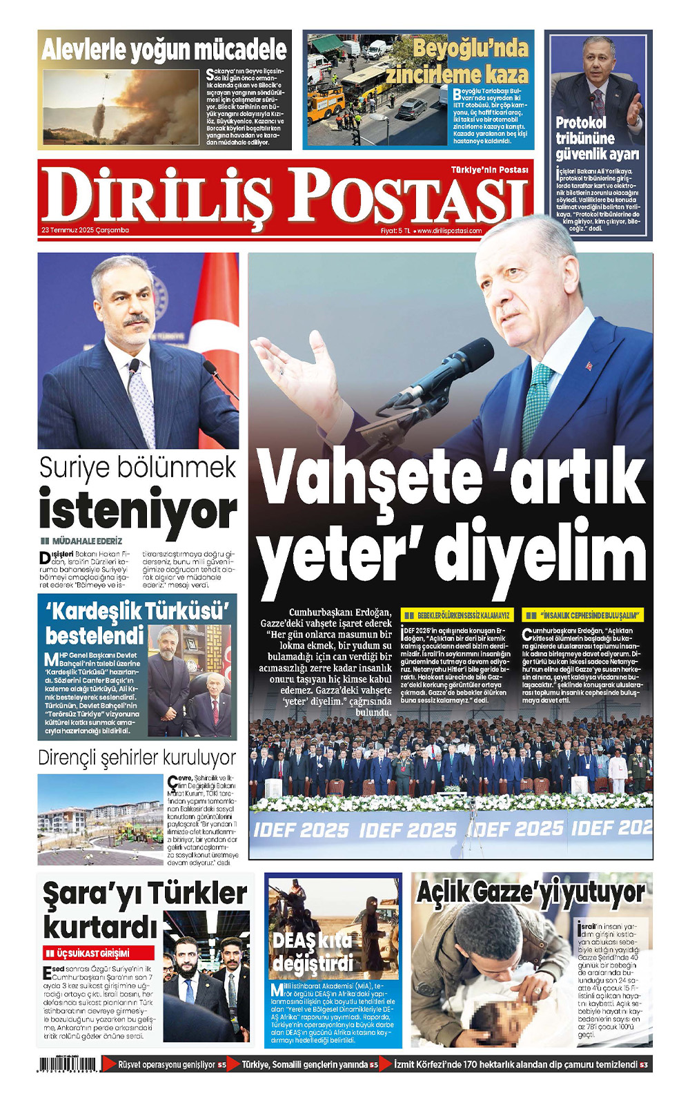 +1. Sayfa Şablon 23 Temmuz