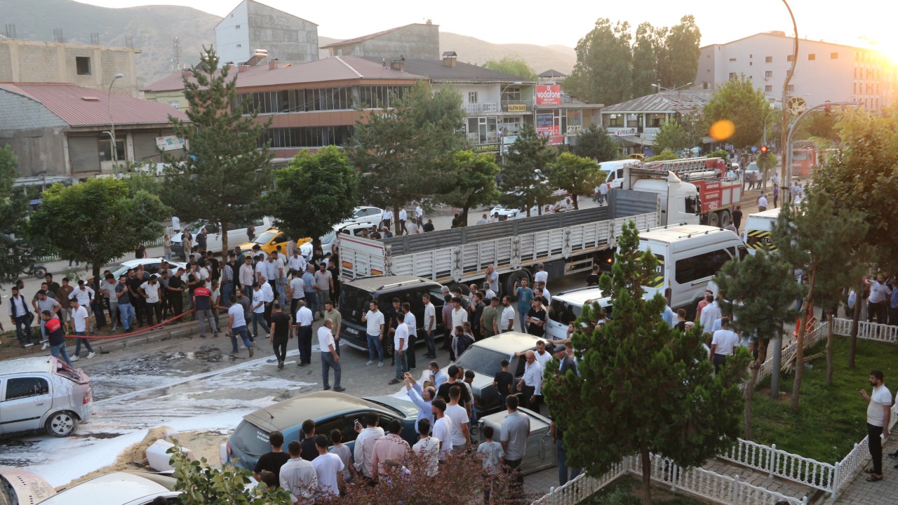 Freni Boşalan Tır Araçları Adeta Biçti!