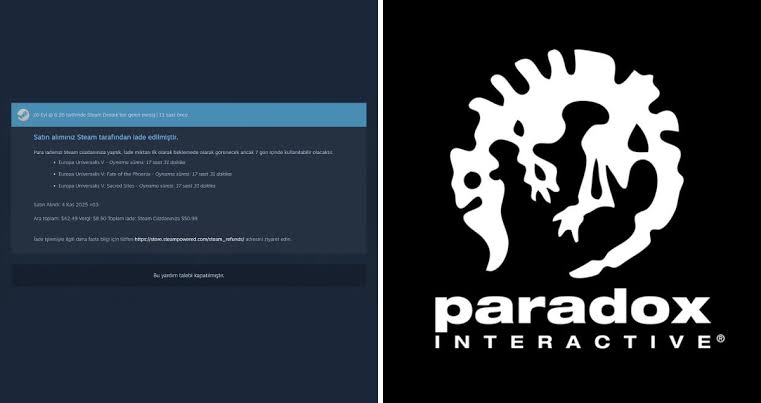 Türk Steam kullanıcıları, Paradox oyunlarını iade etmeye başladı... İşte son durum!